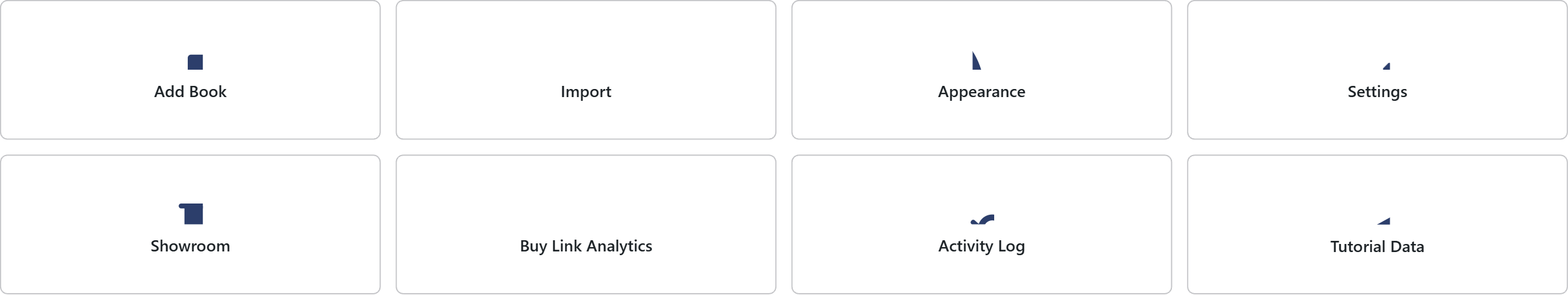 MBS Dashboard action bar with the Buy Link Analytics tile highlighted